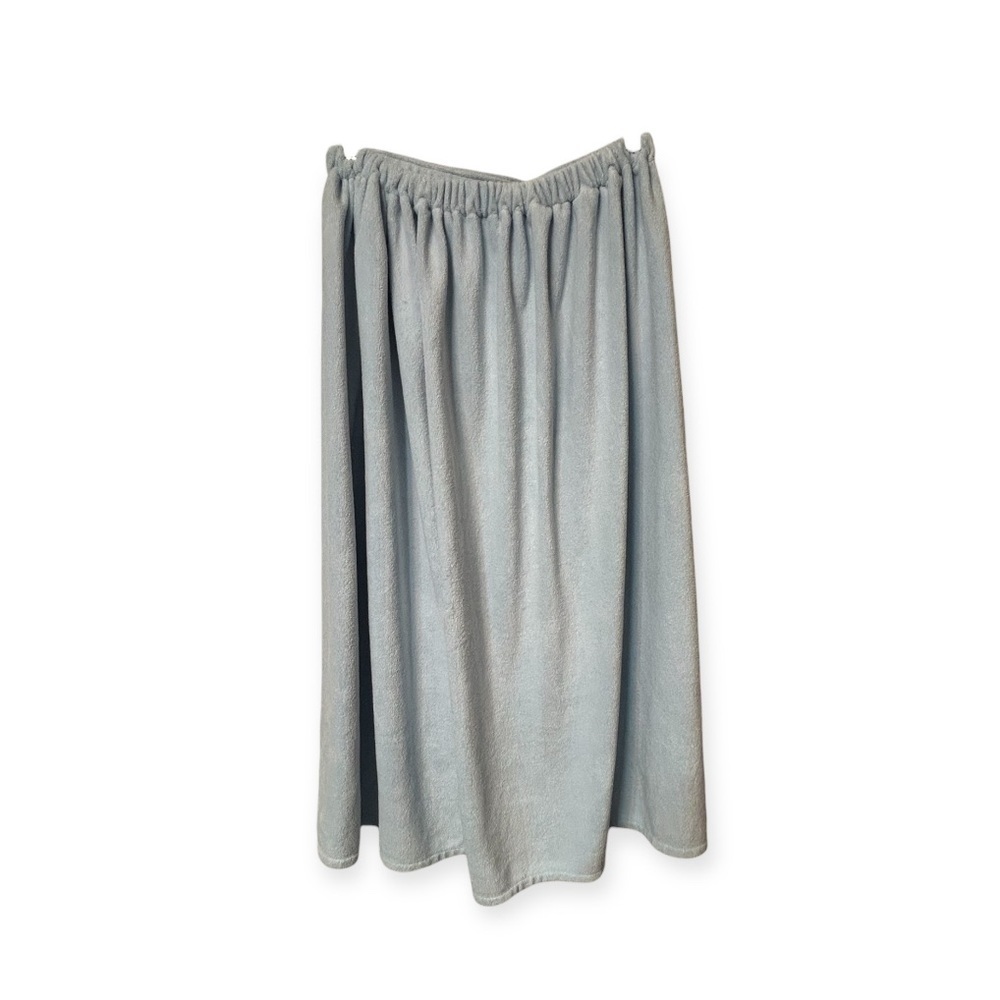 PJ Salvage Light Blue wrap around terry Towel - Picture 6 of 8